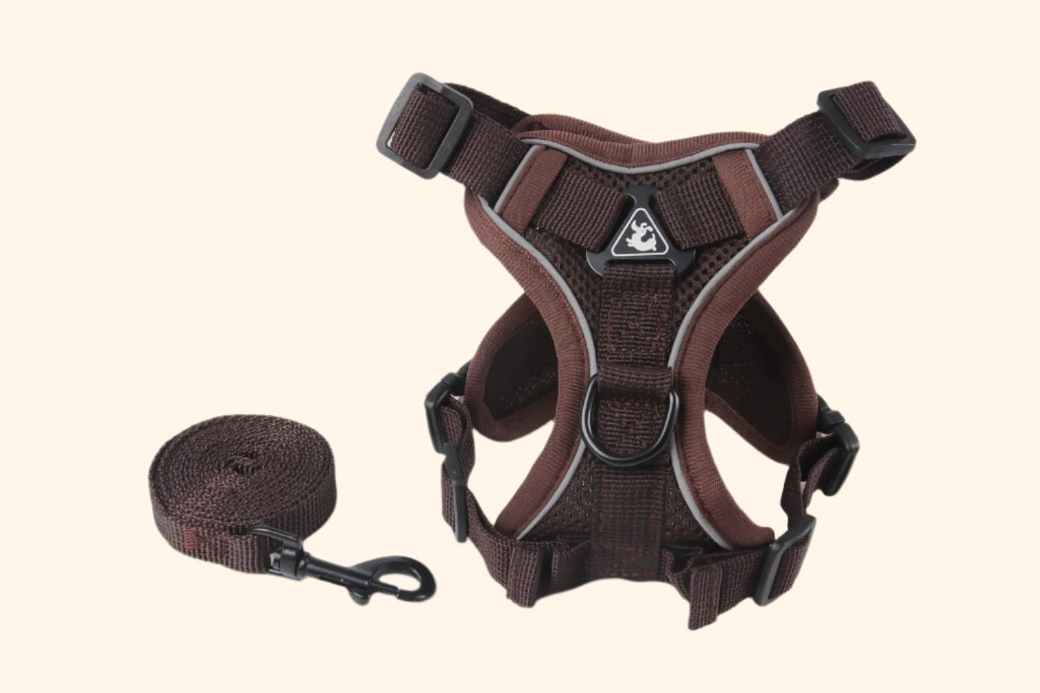 Harnais confort + laisse – Choco Douillet